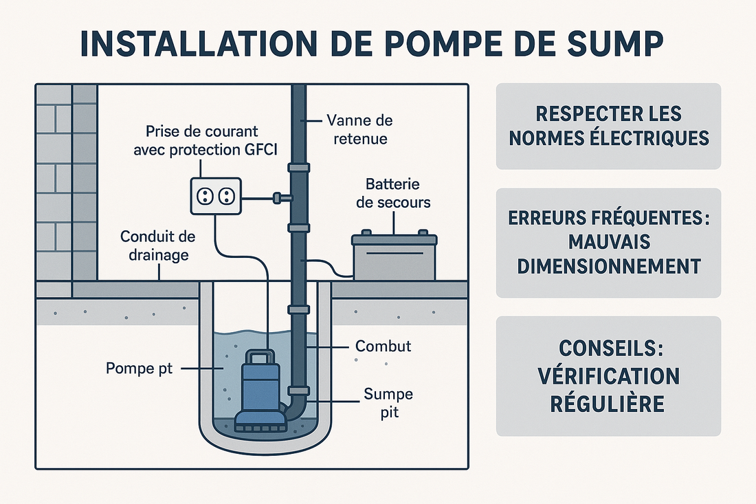 Ce qu’il faut savoir avant d’installer une pompe de relevage : règles, erreurs fréquentes et conseils pratiques