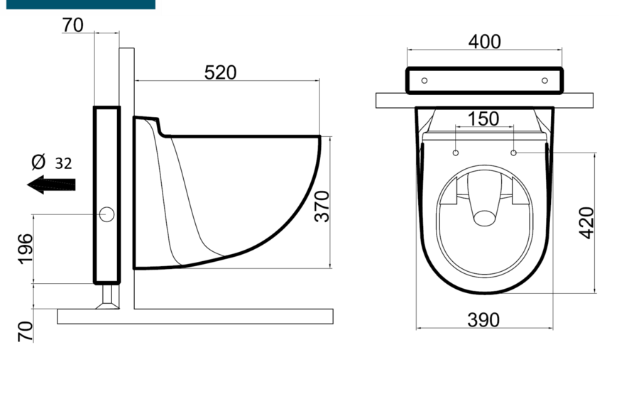 WC broyeur Sani-Wand